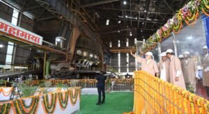 प्रधानमंत्री द्वारा भिलाई स्टील प्लांट के आधुनिकीकरण का शुभारंभ, जून 2018